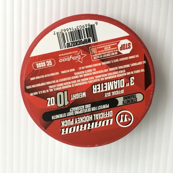Warrior Other - Warrior Official Hockey Puck 10 oz Training Strength Accuracy 3 Inch